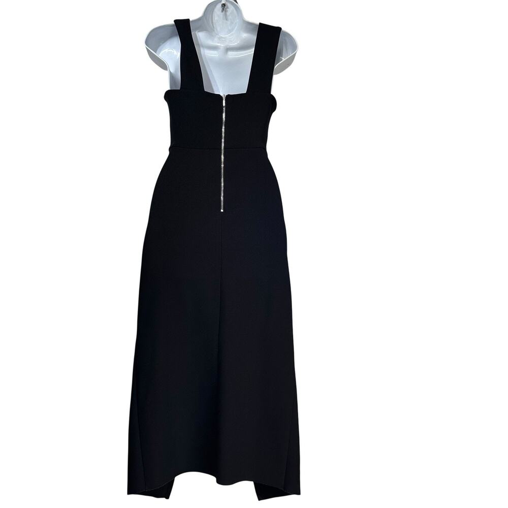 Bec And Bridge Lila Cut Out Black Midi Dress Size 4 - Picture 4 of 7
